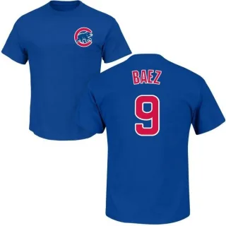 Javier Baez Chicago Cubs Name & Number T-Shirt - Royal