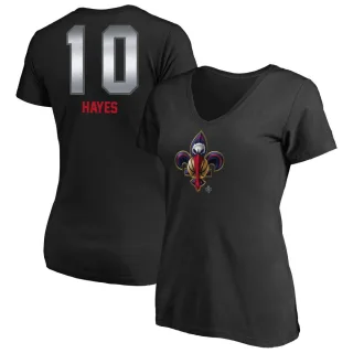 Jaxson Hayes Women's New Orleans Pelicans Black Midnight Mascot T-Shirt