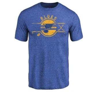 Jay Bouwmeester St. Louis Blues Insignia Tri-Blend T-Shirt - Royal