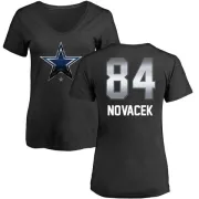 Jay Novacek Women's Dallas Cowboys Midnight Mascot T-Shirt - Black