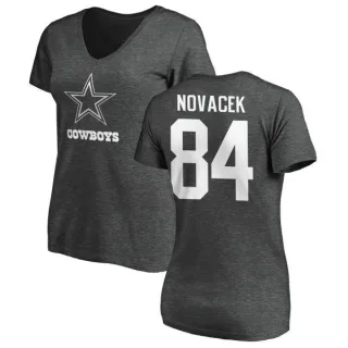 Jay Novacek Women's Dallas Cowboys One Color T-Shirt - Ash