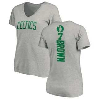 Jaylen Brown Women's Boston Celtics Ash Backer T-Shirt