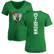 Jaylen Brown Women's Boston Celtics Kelly Green Backer T-Shirt