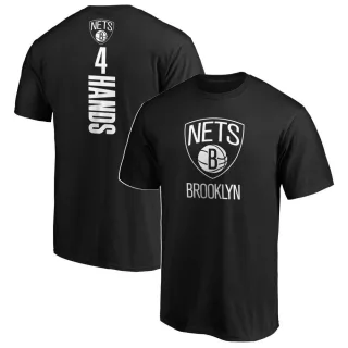 Jaylen Hands Brooklyn Nets Black Backer T-Shirt