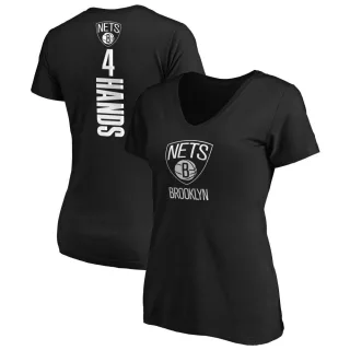 Jaylen Hands Women's Brooklyn Nets Black Backer T-Shirt