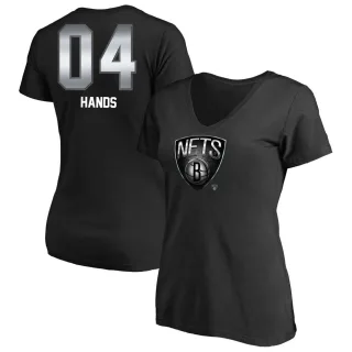 Jaylen Hands Women's Brooklyn Nets Black Midnight Mascot T-Shirt