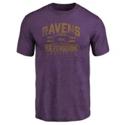 Jaylon Ferguson Baltimore Ravens Flanker Tri-Blend T-Shirt - Purple