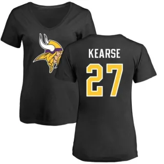 Jayron Kearse Women's Minnesota Vikings Name & Number Logo Slim Fit T-Shirt - Black