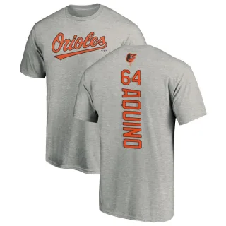 Jayson Aquino Baltimore Orioles Backer T-Shirt - Ash