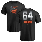 Jayson Aquino Baltimore Orioles Midnight Mascot T-Shirt - Black