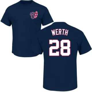 Jayson Werth Washington Nationals Name & Number T-Shirt - Navy