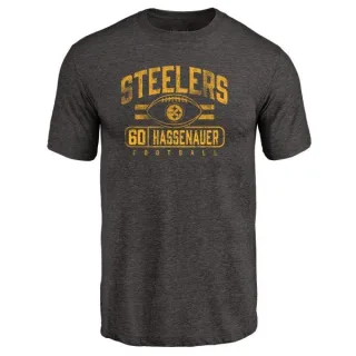 J.C. Hassenauer Pittsburgh Steelers Flanker Tri-Blend T-Shirt - Black