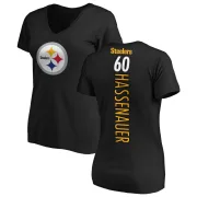 J.C. Hassenauer Women's Pittsburgh Steelers Backer Slim Fit T-Shirt - Black