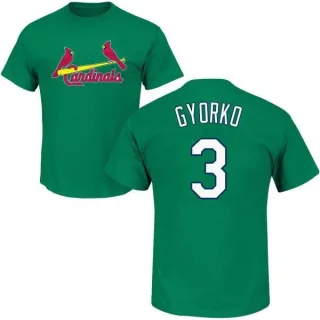 Jedd Gyorko St. Louis Cardinals St. Patrick's Day Name & Number T-Shirt - Green