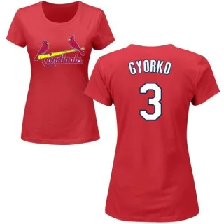 Jedd Gyorko Women's St. Louis Cardinals Name & Number T-Shirt - Red