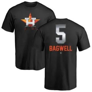 Jeff Bagwell Houston Astros Midnight Mascot T-Shirt - Black