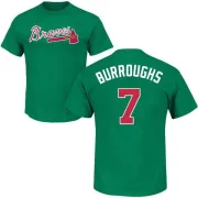 Jeff Burroughs Atlanta Braves St. Patrick's Day Name & Number T-Shirt - Green