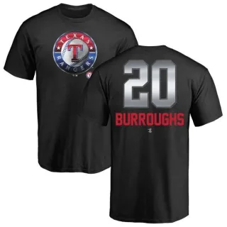 Jeff Burroughs Texas Rangers Midnight Mascot T-Shirt - Black