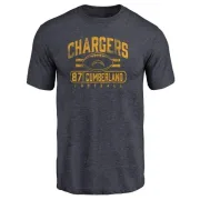 Jeff Cumberland Los Angeles Chargers Flanker Tri-Blend T-Shirt - Navy