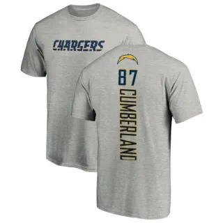 Jeff Cumberland Los Angeles Chargers Name & Number T-Shirt - Heather Gray