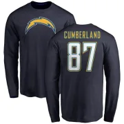 Jeff Cumberland Los Angeles Chargers Name & Number T-Shirt - Navy -