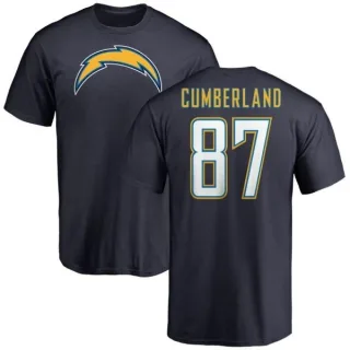 Jeff Cumberland Los Angeles Chargers Name & Number T-Shirt - Navy