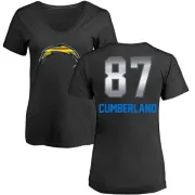 Jeff Cumberland Women's Los Angeles Chargers Midnight Mascot T-Shirt - Black