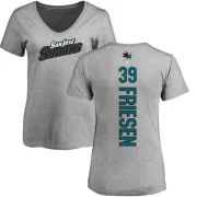 Jeff Friesen Women's San Jose Sharks Backer T-Shirt - Ash