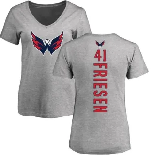 Jeff Friesen Women's Washington Capitals Backer T-Shirt - Ash