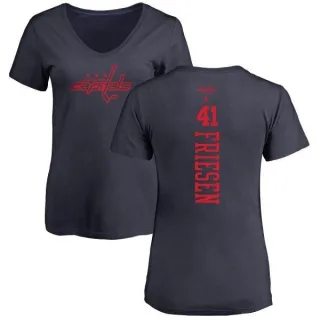 Jeff Friesen Women's Washington Capitals One Color Backer T-Shirt - Navy