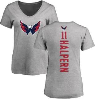 Jeff Halpern Women's Washington Capitals Backer T-Shirt - Ash