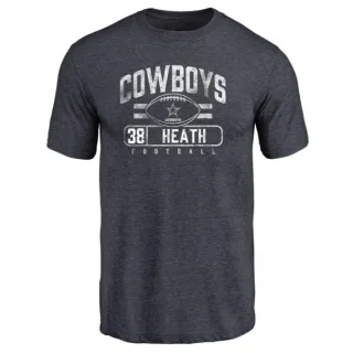 Jeff Heath Dallas Cowboys Flanker Tri-Blend T-Shirt - Navy