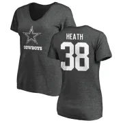 Jeff Heath Women's Dallas Cowboys One Color T-Shirt - Ash