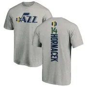 Jeff Hornacek Utah Jazz Ash Backer T-Shirt