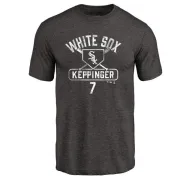 Jeff Keppinger Chicago White Sox Base Runner Tri-Blend T-Shirt - Black