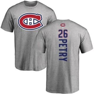 Jeff Petry Montreal Canadiens Backer T-Shirt - Ash