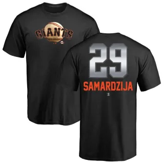 Jeff Samardzija San Francisco Giants Midnight Mascot T-Shirt - Black