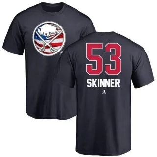 Jeff Skinner Buffalo Sabres Name and Number Banner Wave T-Shirt - Navy