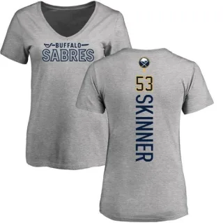 Jeff Skinner Women's Buffalo Sabres Backer T-Shirt - Ash