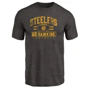 Jerald Hawkins Pittsburgh Steelers Flanker Tri-Blend T-Shirt - Black