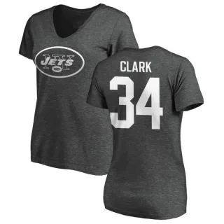 Jeremy Clark Women's New York Jets One Color T-Shirt - Ash