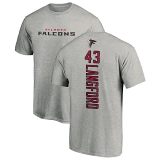 Jeremy Langford Atlanta Falcons Backer T-Shirt - Ash