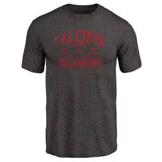 Jeremy Langford Atlanta Falcons Flanker Tri-Blend T-Shirt - Black