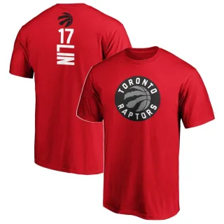 Jeremy Lin Toronto Raptors Red Backer T-Shirt