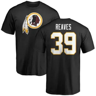 Jeremy Reaves Washington Redskins Name & Number Logo T-Shirt - Black