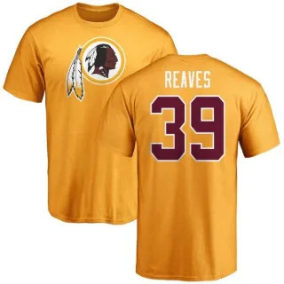 Jeremy Reaves Washington Redskins Name & Number Logo T-Shirt - Gold