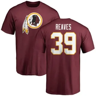 Jeremy Reaves Washington Redskins Name & Number Logo T-Shirt - Maroon