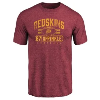 Jeremy Sprinkle Washington Redskins Flanker Tri-Blend T-Shirt - Burgundy