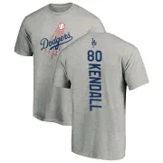 Jeren Kendall Los Angeles Dodgers Backer T-Shirt - Ash