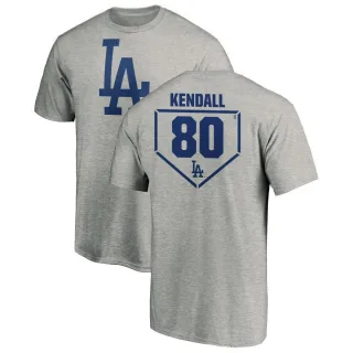 Jeren Kendall Los Angeles Dodgers RBI T-Shirt - Heathered Gray